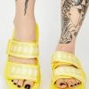 Kappa Sandals Yellow 222 Bander Aster 1 Logo Slides