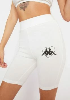 Kappa Active White Authentic Chorzow Bike Shorts