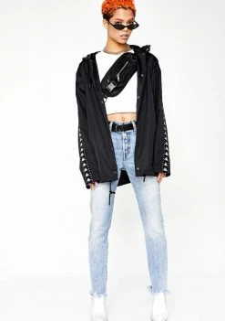 Kappa Outerwear Authentic Bzalnoy Hooded Satin Jacket