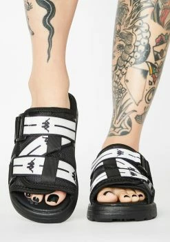 Kappa Black Authentic JPN Mitel Slides