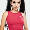 Kappa Tops Red 222 Banda Atvan Crop Tank