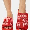 Kappa Sandals Red 222 Banda Mitel 1 Slides