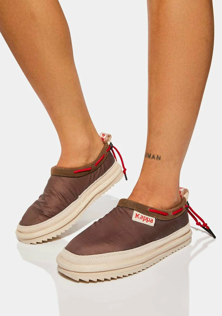 Budget βοΈ Kappa Brown 222 Banda Mules Flats π₯° 5 Kappa Brown 222 Banda Mules Flats