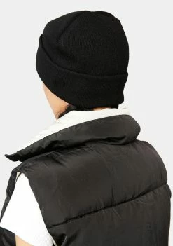 Kappa Black Authentic Giada Beanie Hats