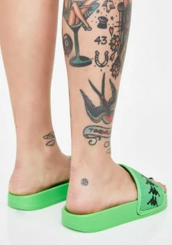 Kappa Green 222 Banda Adam 12 Slides Sandals