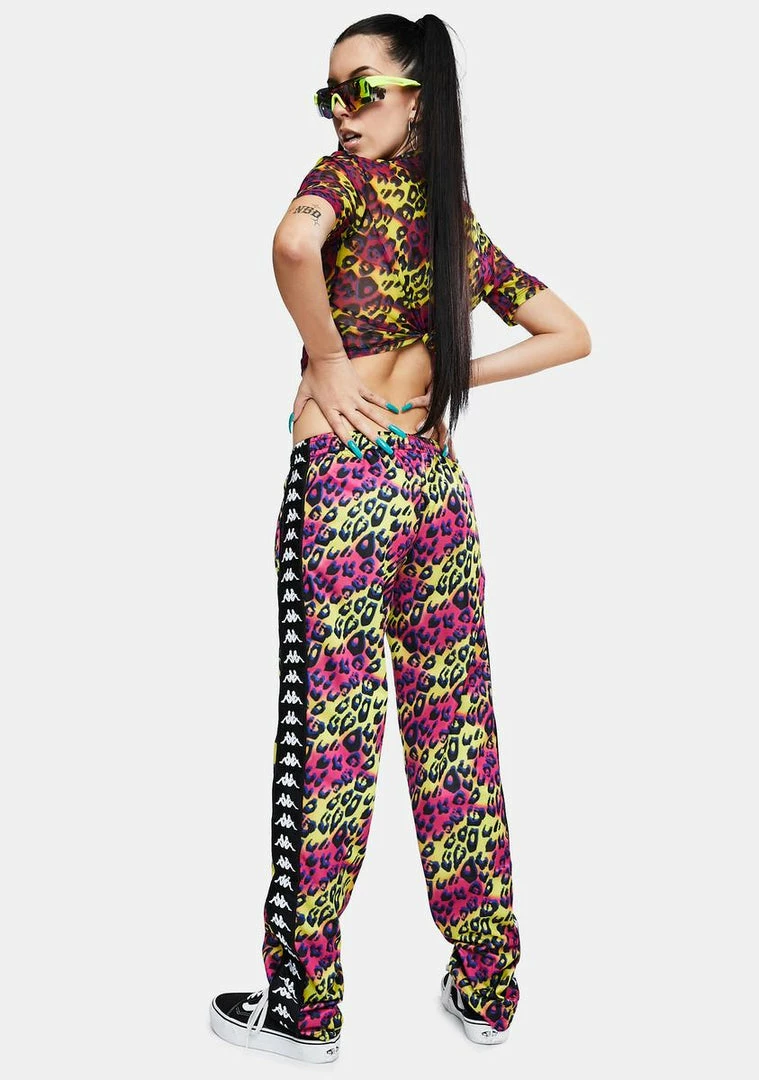 Cheapest π Kappa Leopard 222 Banda Wastoria Pants Bottoms π₯ 6 Kappa Leopard 222 Banda Wastoria Pants Bottoms