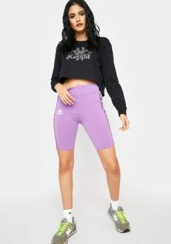 Kappa Violet 222 Banda Utuado Bike Shorts Active
