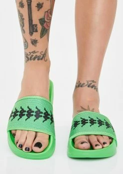 Kappa Green 222 Banda Adam 12 Slides Sandals