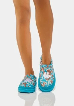 Kappa Blue Authentic Mule Slippers