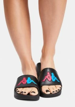 Kappa Fuchsia Blue Authentic Adam 4 Slides