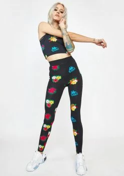 Kappa Black Authentic Medan Leggings