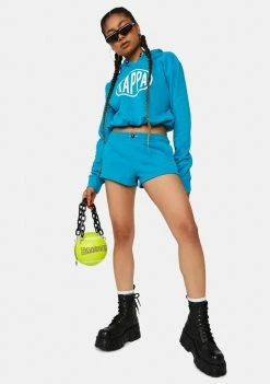 Kappa Green Sea White Authentic Pop Esia Shorts