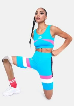 Kappa Blue Authentic Football Surakarta Sports Bra Active