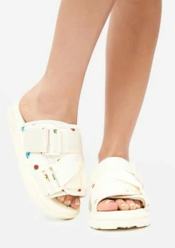 Kappa White 222 Banda Degana Slides