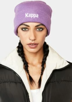 Kappa Purple Authentic Giada Beanie Hats