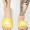 Kappa Light Yellow Authentic Adam 2 Slides