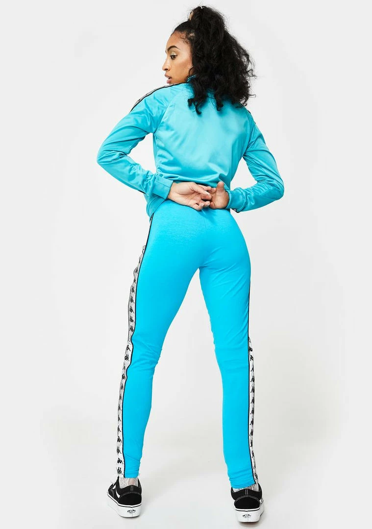New π Kappa Bottoms Blue 222 Banda Dessy Reflective Leggings π 6 Kappa Bottoms Blue 222 Banda Dessy Reflective Leggings
