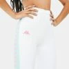 Kappa White 222 Banda Cicles Biker Shorts Active