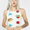 Kappa Active Cream Authentic Maluku Crop Tank