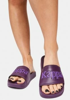 Kappa Dark Violet 222 Banda Adam 17 Slide Sandals