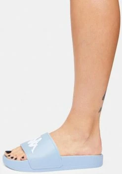 Kappa Light Blue Authentic Adam 2 Slide Sandals