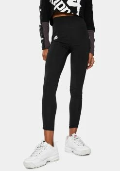 Kappa Active Black 222 Banda Bartes Sport Leggings