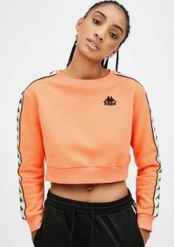 Kappa Melon 222 Banda Bacroy Crop Sweatshirt