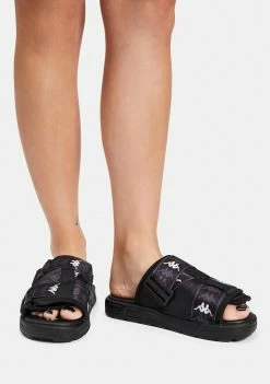 Kappa Black Gray 222 Banda Mitel 1 Sandals