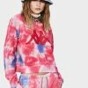 Kappa Pink Authentic Galz Tie Dye Sweatshirt
