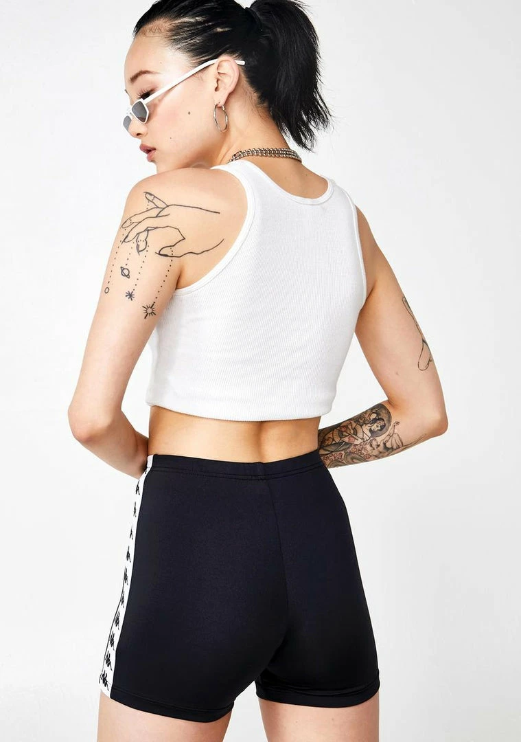 Hot Sale ✨ Kappa Bottoms 222 Banda Atry High Waist Shorts 🎁 6 Kappa Bottoms 222 Banda Atry High Waist Shorts
