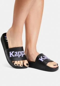 Kappa Black Lilac 222 Banda Adam 17 Slides