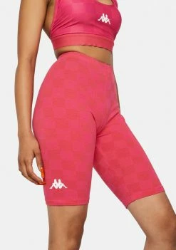 Kappa Active Fuchsia White Authentic Pop Emiaza Bike Shorts
