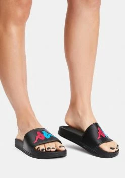 Kappa Fuchsia Blue Authentic Adam 4 Slides