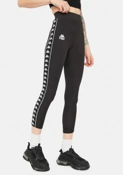 Kappa Active Black 222 Banda Barrio Leggings