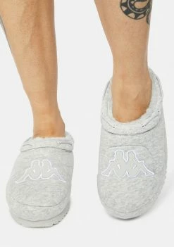 Kappa Gray Logo Tasin Sneaker Mules