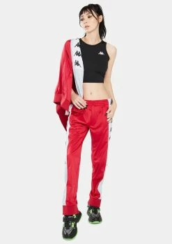 Kappa Active Black 222 Banda Atvan Crop Tank