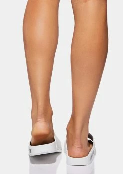 Kappa White Authentic Aasiaat 1 Slide Sandals