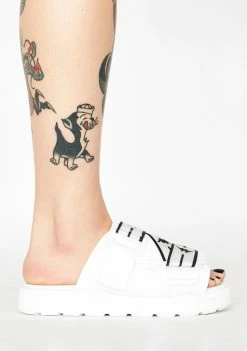 Kappa Sandals White Authentic JPN Mitel Slides