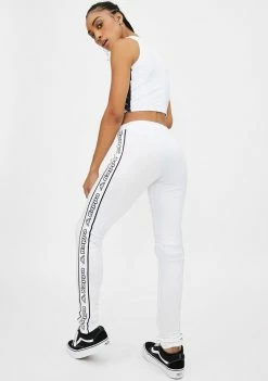 Kappa White Logo Tape Arivo Leggings