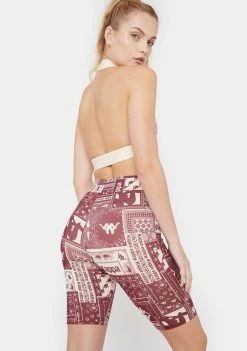 Kappa Beige Authentic Antsohihy Bike Shorts Active