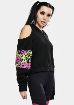 Kappa Tops Authentic Delia Graphik 2 Zip Hoodie