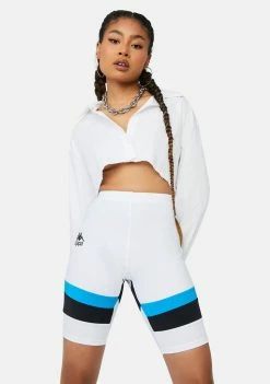 Kappa Active White Authentic Football Eve Bike Shorts