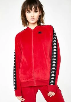 Kappa Authentic Mivvie Velour Jacket Outerwear