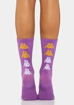Kappa Violet Authentic Assis 1 Pack Socks