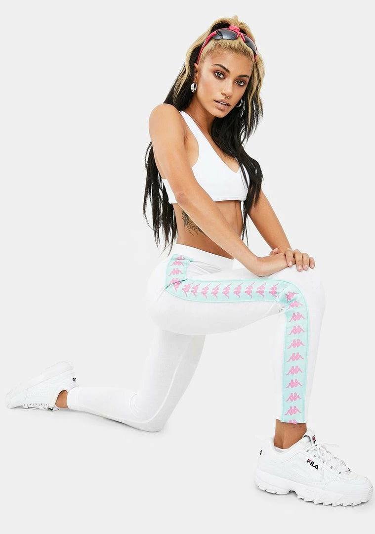 Best reviews of π Kappa White 222 Banda Anen Leggings Active β 3 Kappa White 222 Banda Anen Leggings Active