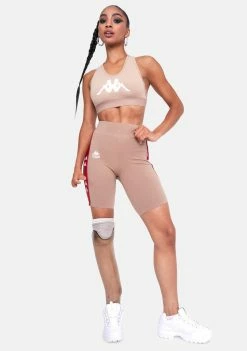 Kappa Brown 222 Banda Utuado Bike Shorts