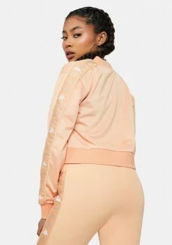 Kappa Outerwear Peach Pink 222 Banda Osbar Track Jacket