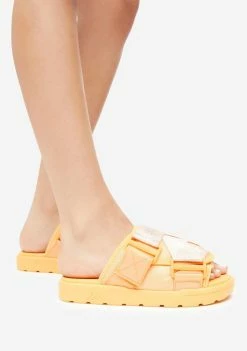 Kappa Orange 222 Banda Mitel 7 Slides Sandals