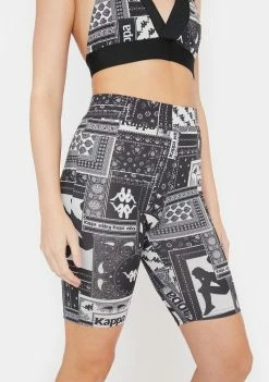 Kappa Active Black Authentic Antsohihy Bike Shorts