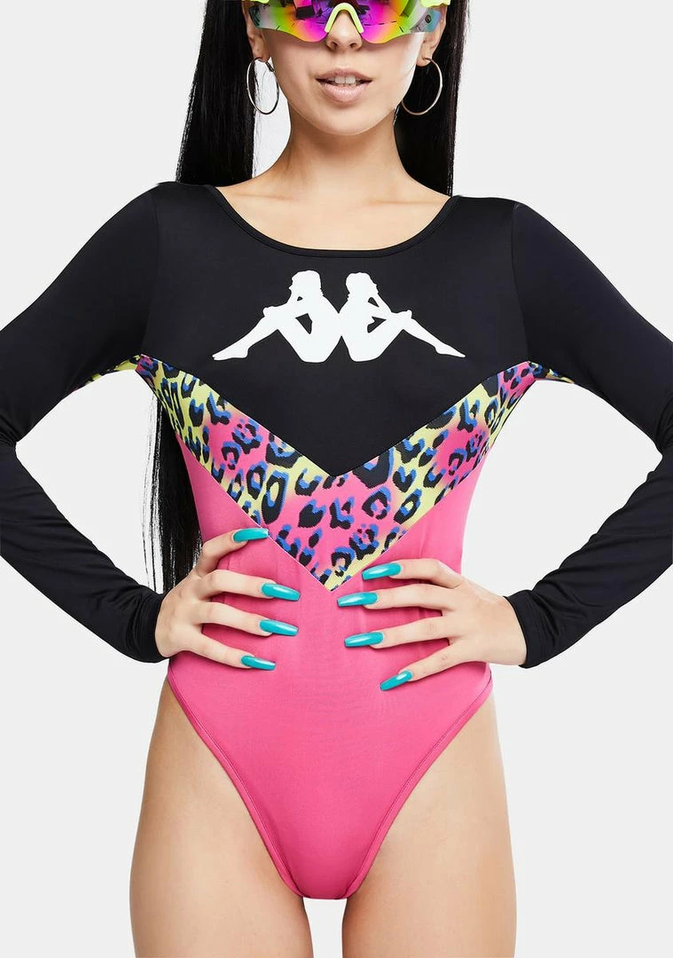 Outlet π Kappa Authentic Daiana Graphik Bodysuit π 4 Kappa Authentic Daiana Graphik Bodysuit